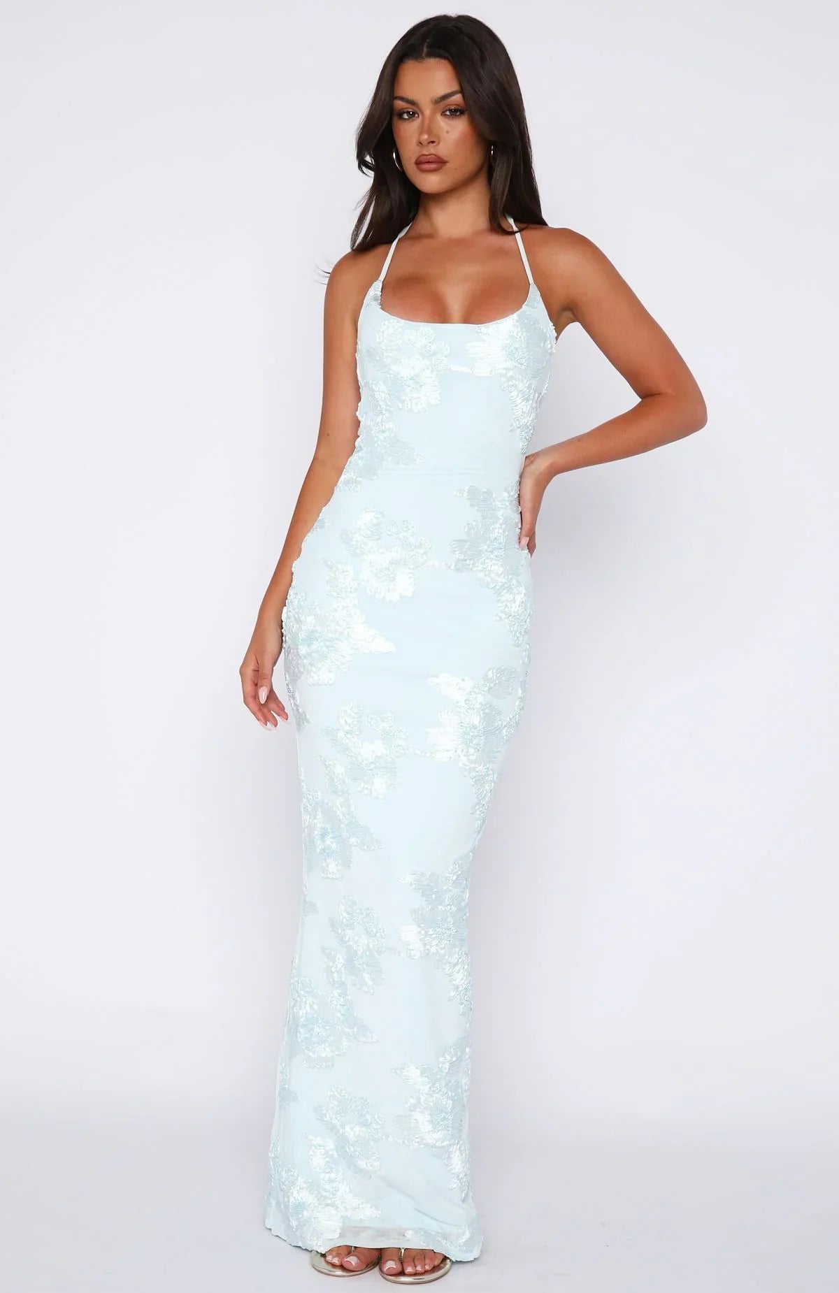 Summer Ready Maxi Dress Baby Blue
