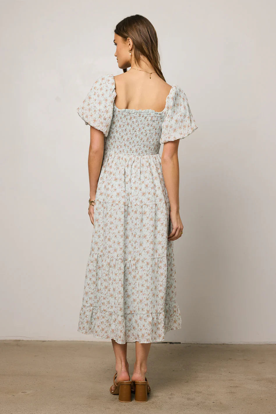 Asha Floral Midi Dress