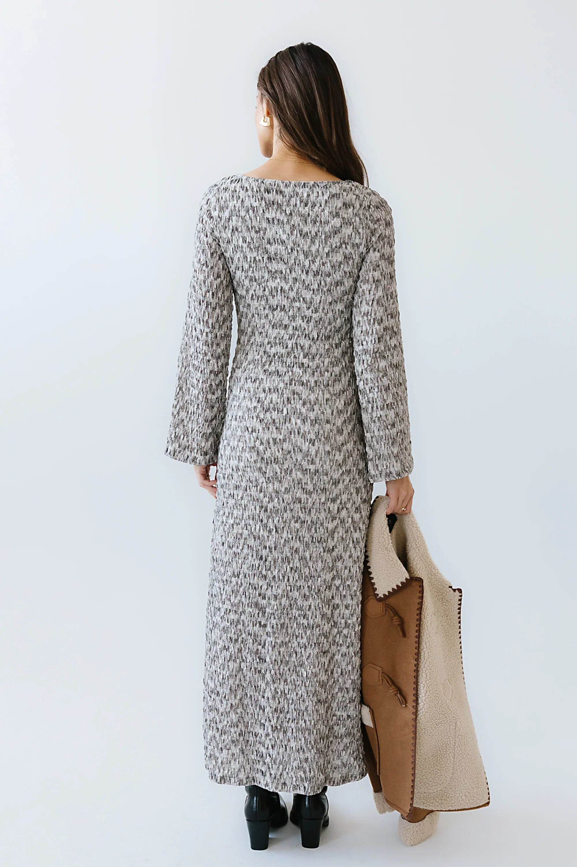 Lennon Textured Maxi Dress
