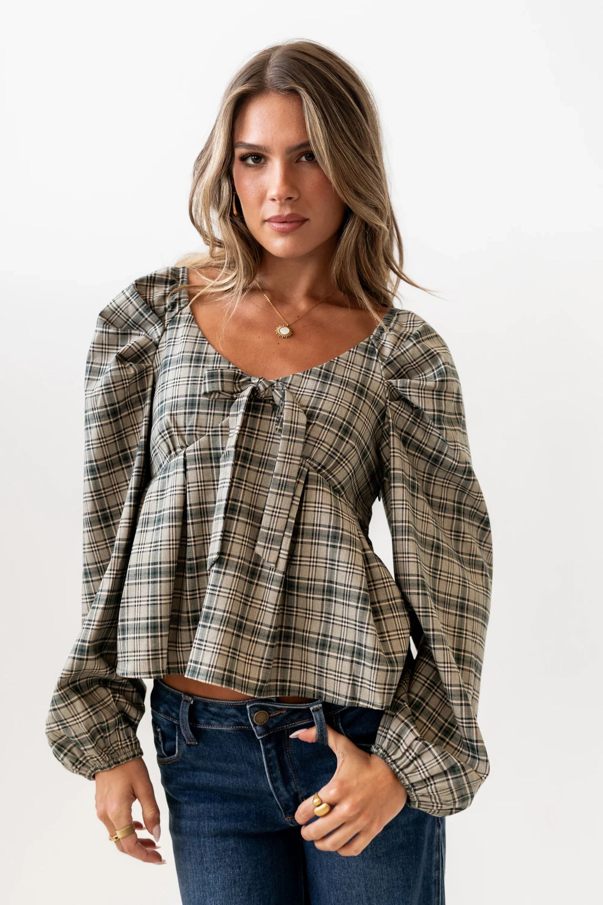 Smith Plaid Blouse